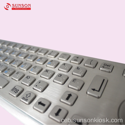 Anti-riot Metal Keyboard ug Touch Pad